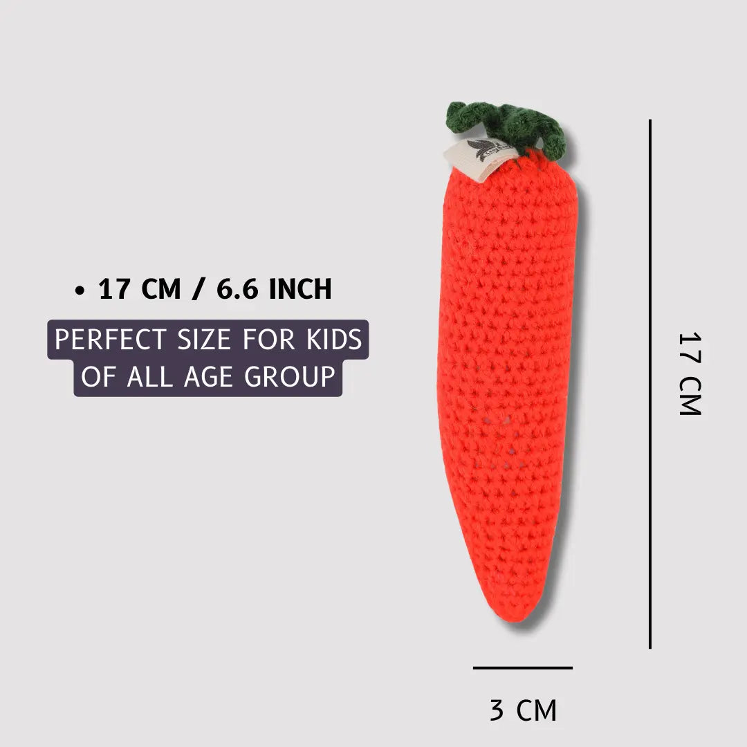 Crochet Carrot Handmade Toy