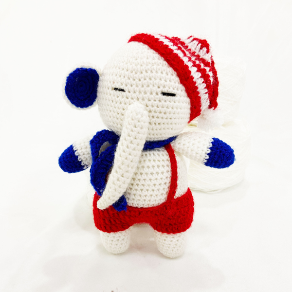 Crochet Handmade Soft Elephant Toy