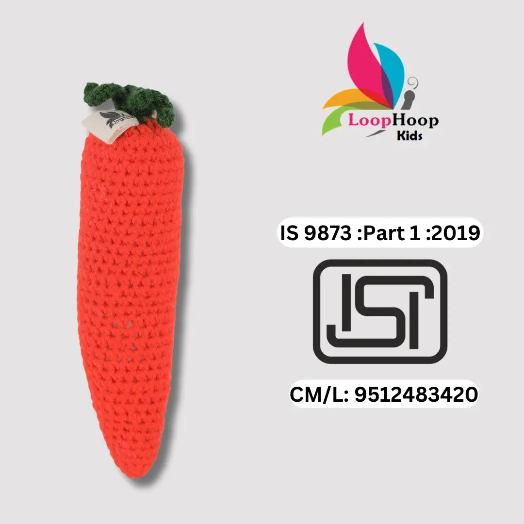 Crochet Carrot Handmade Toy