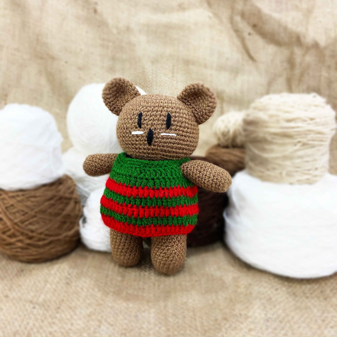 Crochet Handmade Cute Teddy Toy