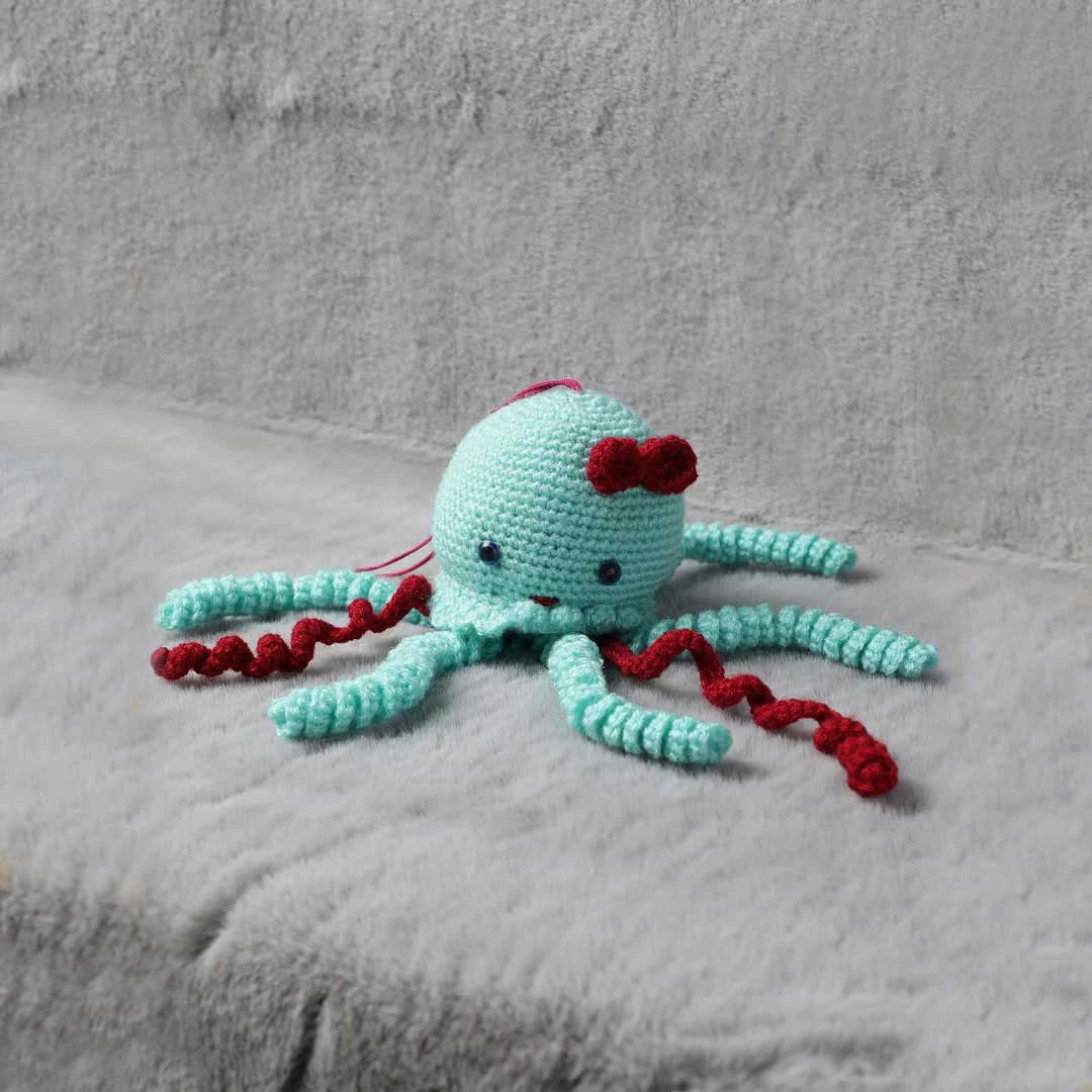 Crochet handmade Jelly Fish toy