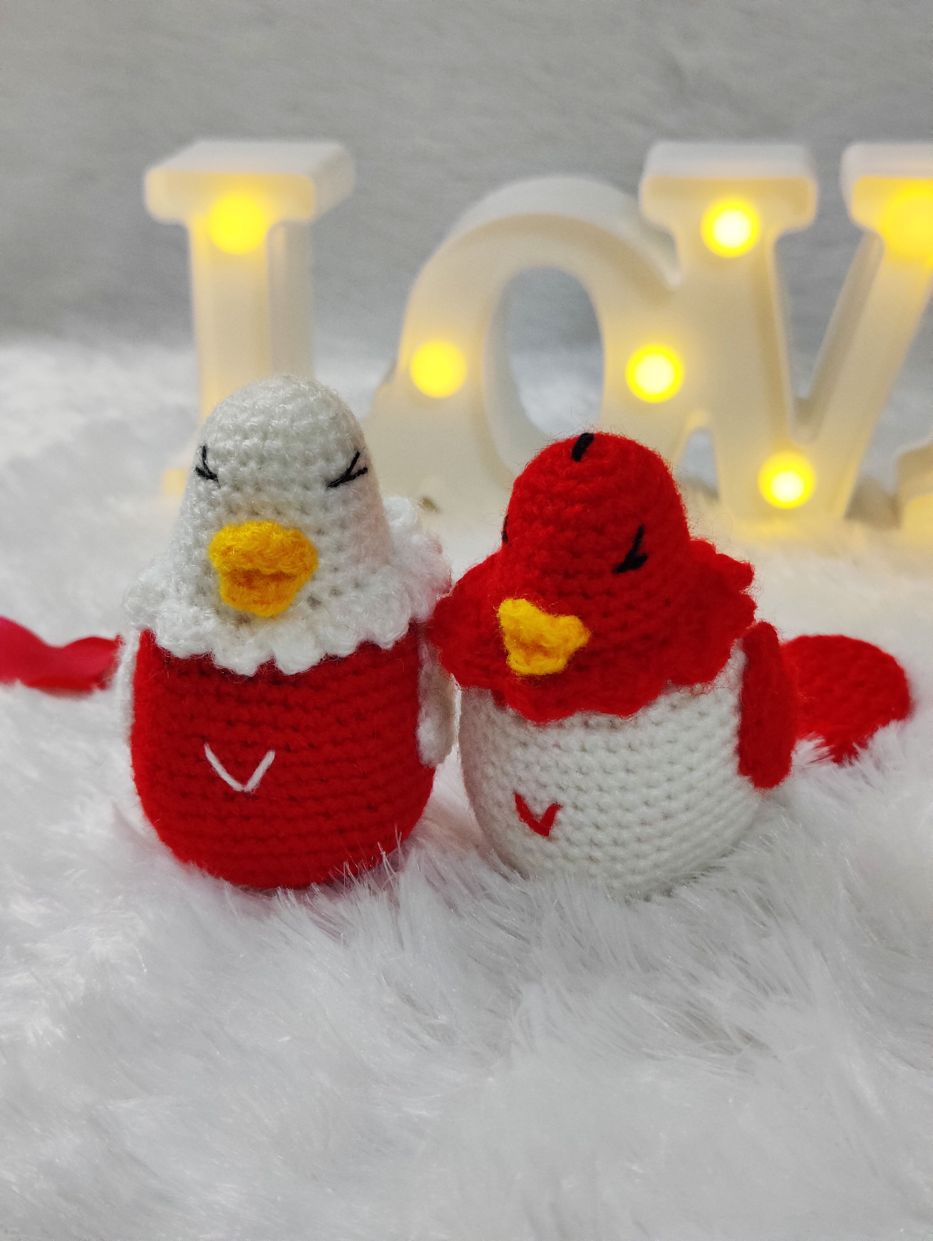 Crochet Love Birds