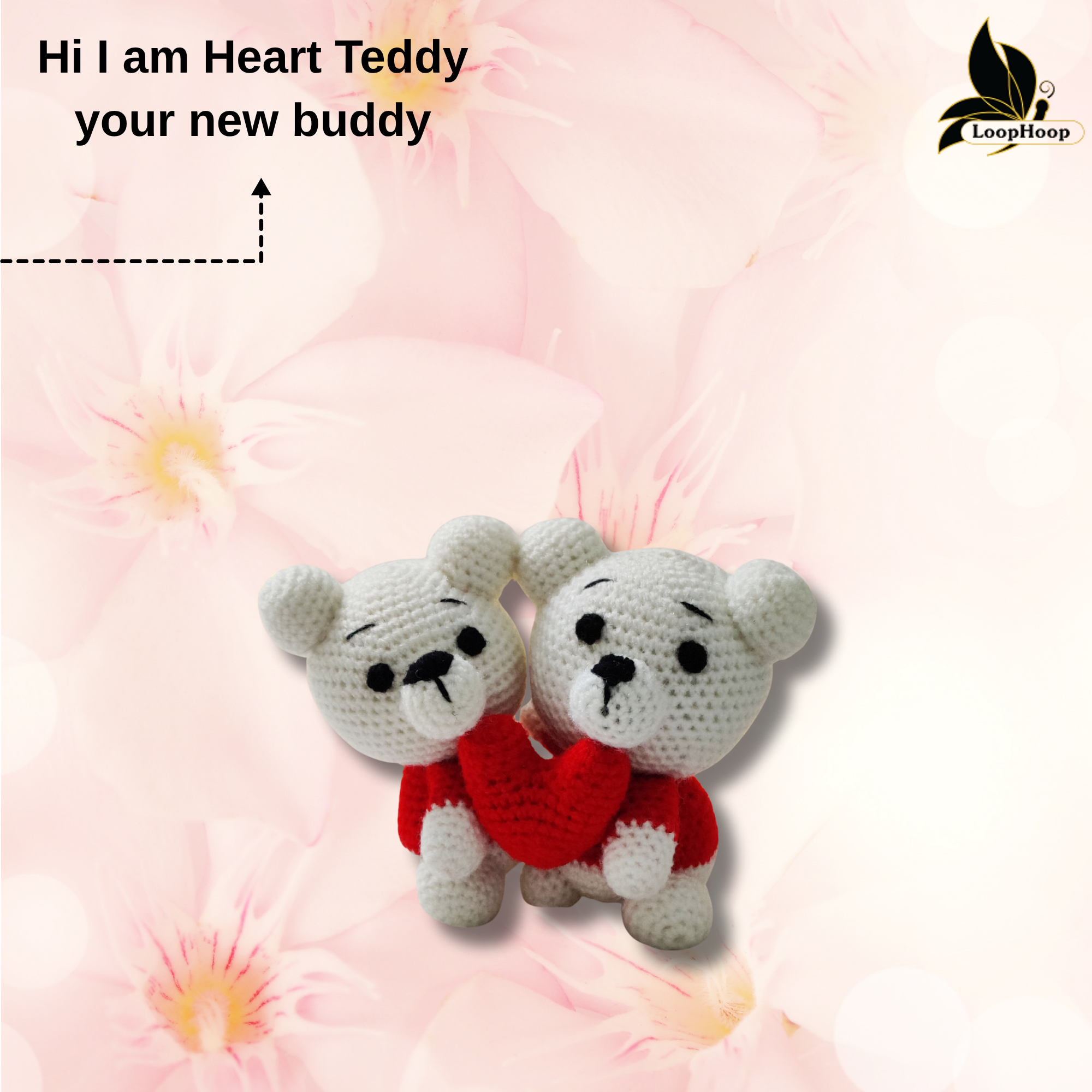 Crochet Hugging Teddy