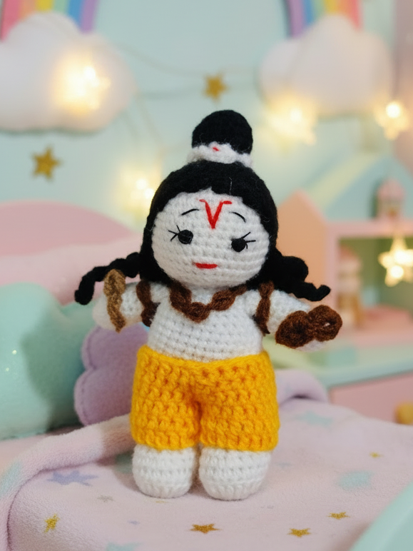 Crochet Handmade Small Ram Ji Toy