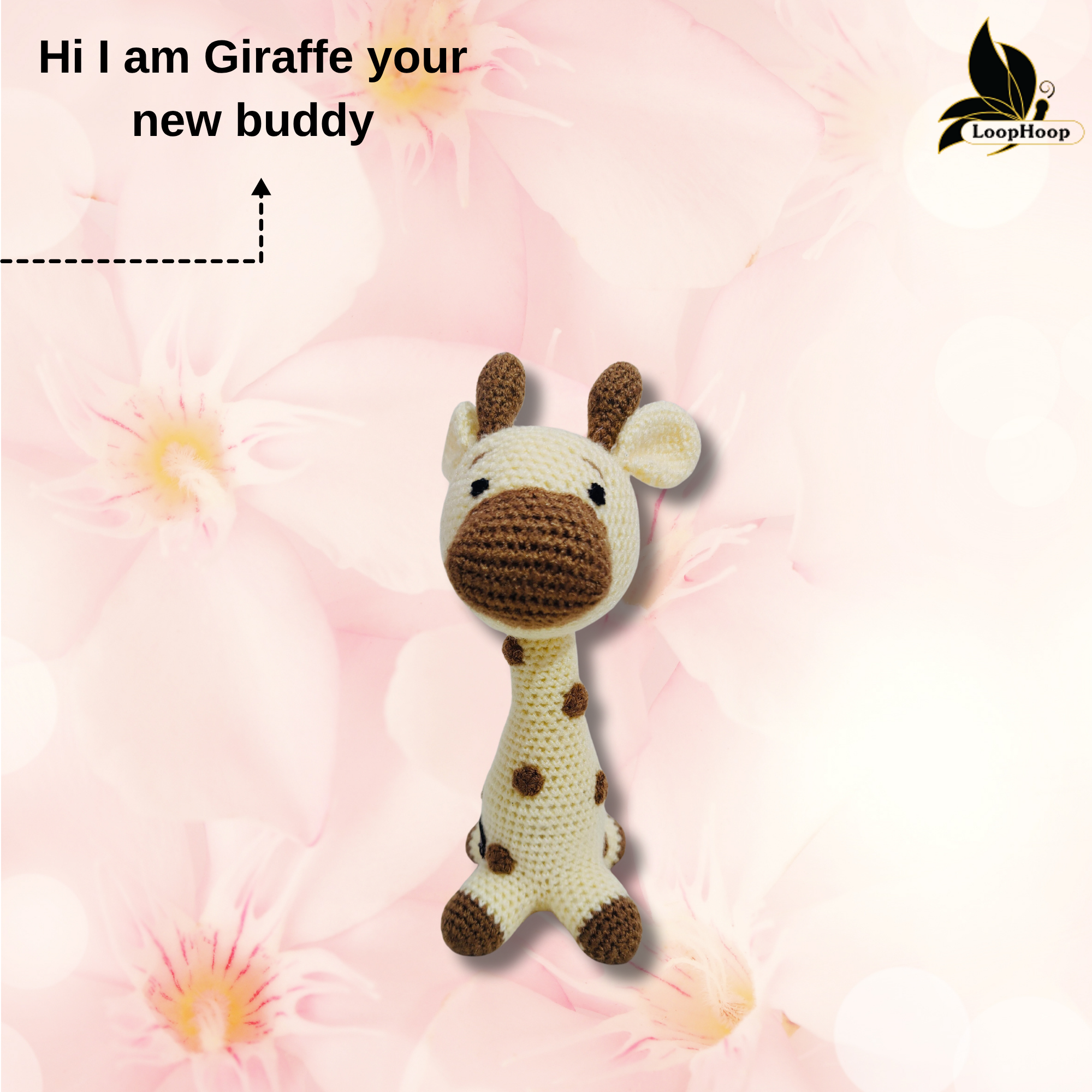 Crochet Handmade Baby Giraffe Toy