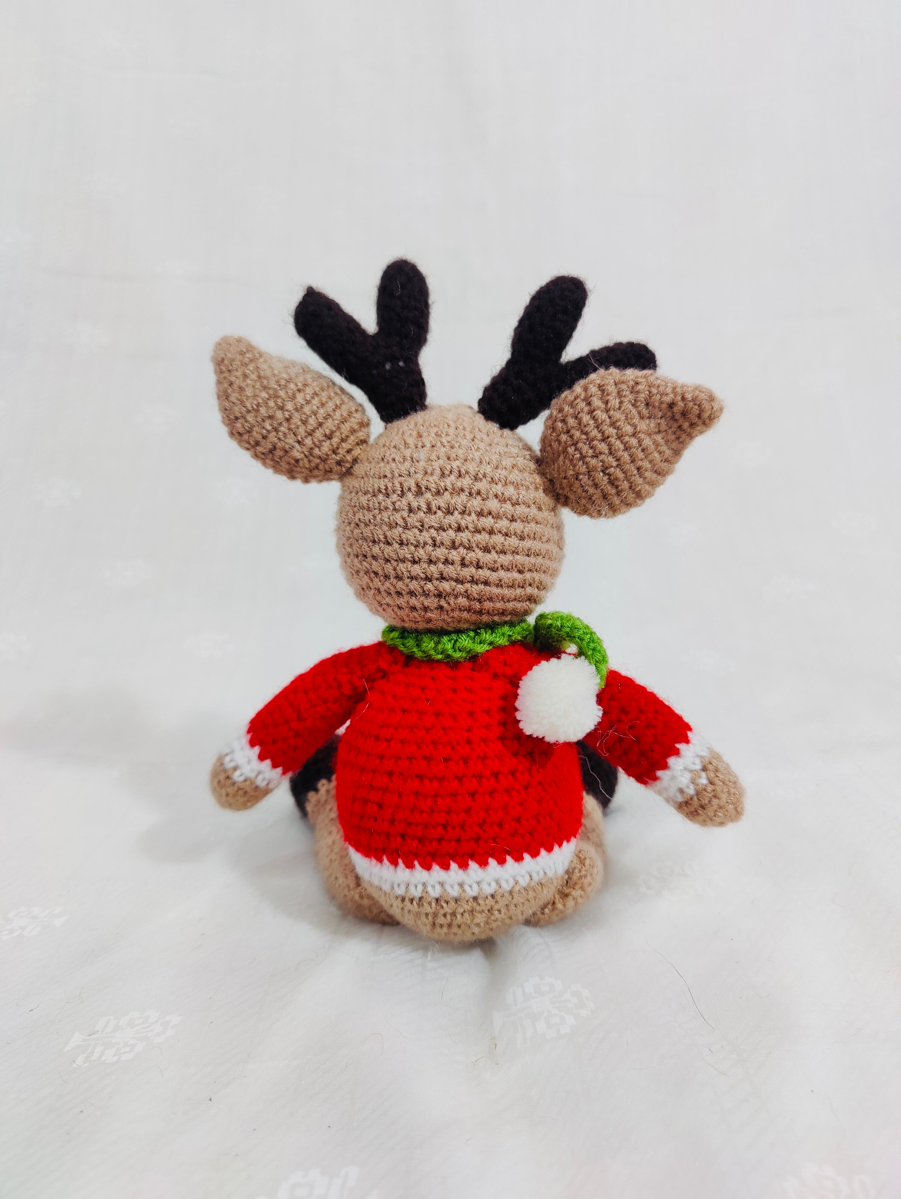 Crochet Handmade Reindeer Toy