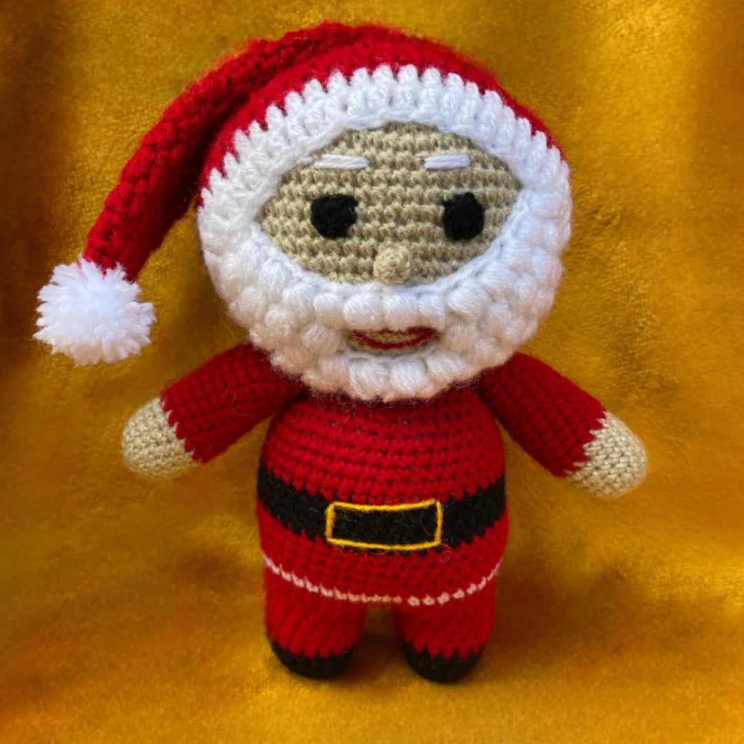 Crochet handmade Santa Claus Toy