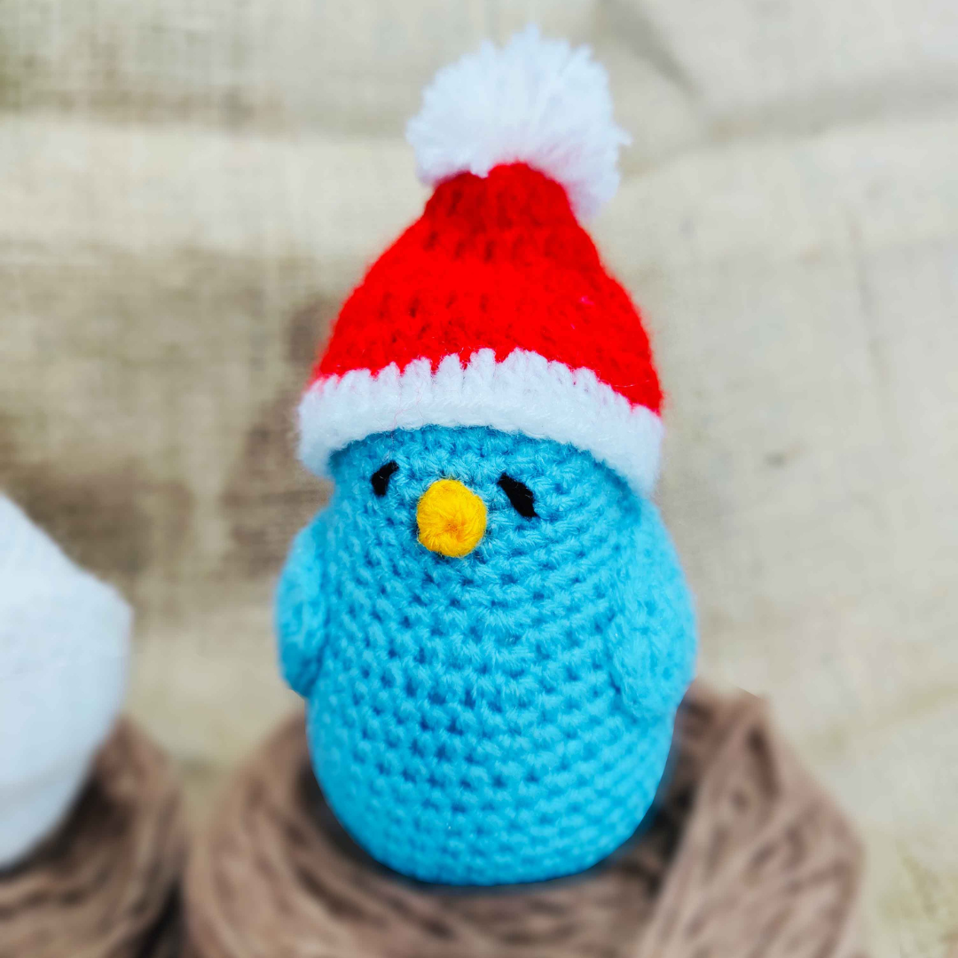 Crochet Handmade Owl and Bird- Combo