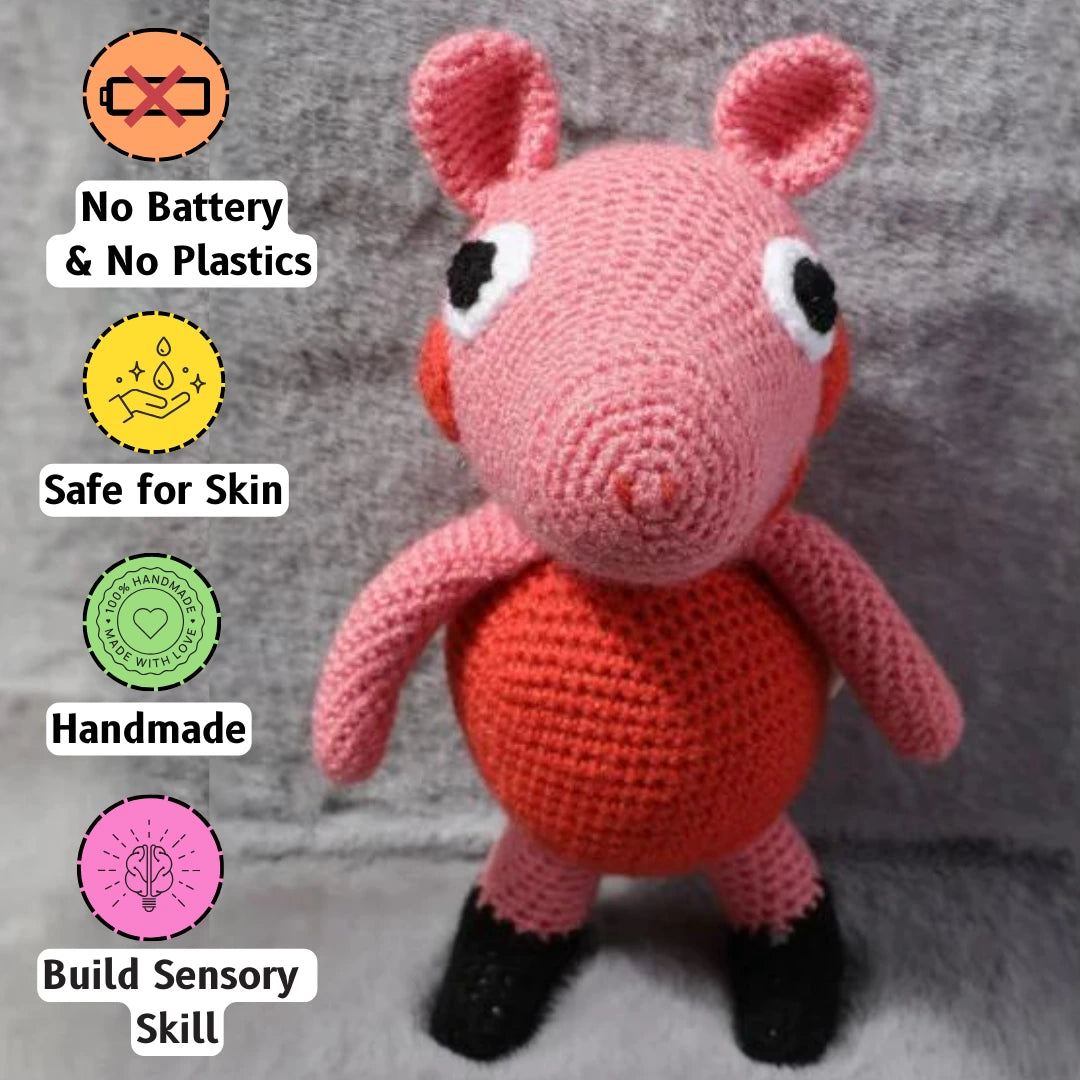Crochet Handmade Peppa Pig Soft Toy