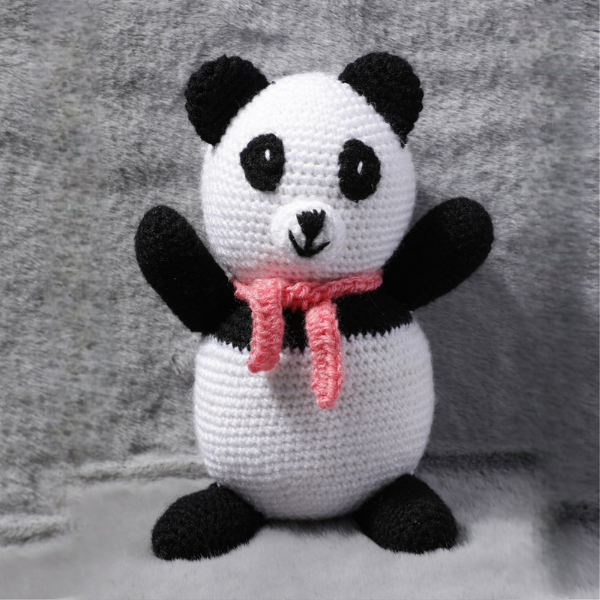 Crochet Panda Handmade Soft Toy