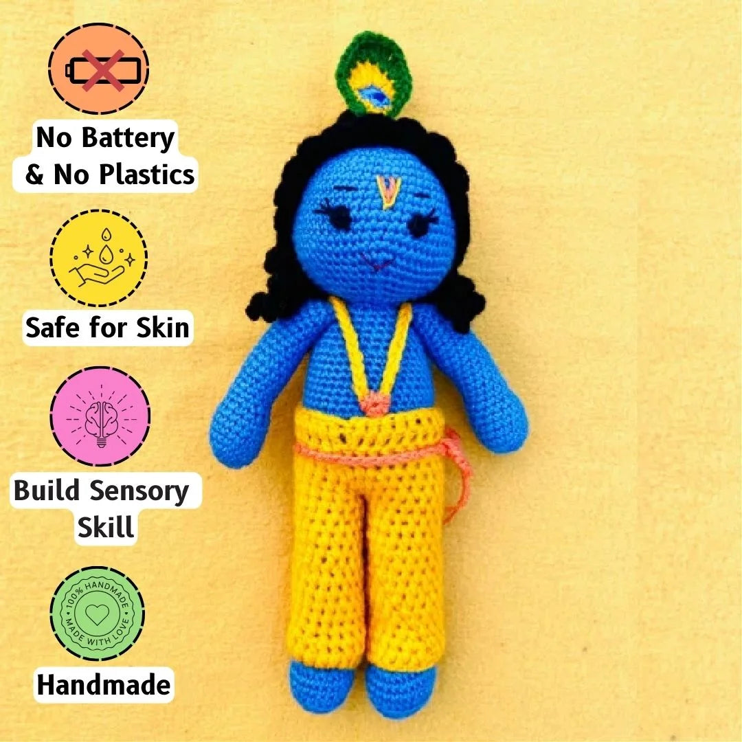 Crochet Handmade Shyam Krishna Toy
