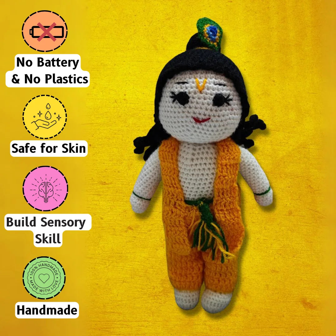 Crochet Handmade Krishna Toy