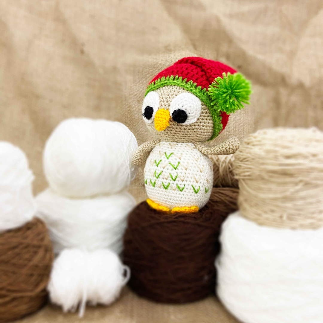 Crochet Handmade Owl, Duck - Combo