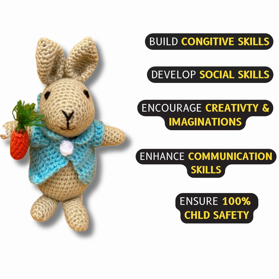 Crochet Handmade Peter Bunny Toy