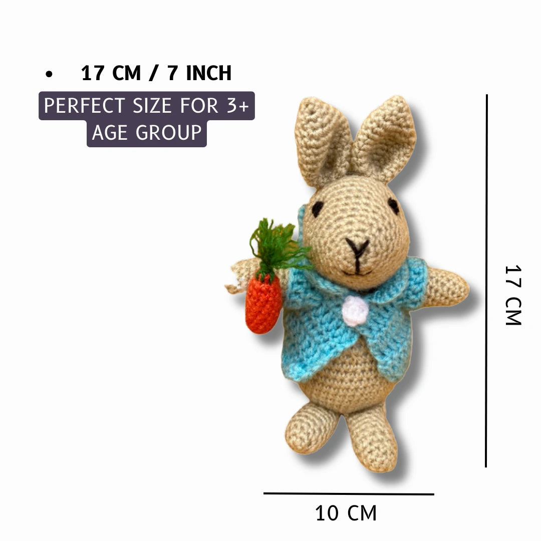 Crochet Handmade Peter Bunny Toy