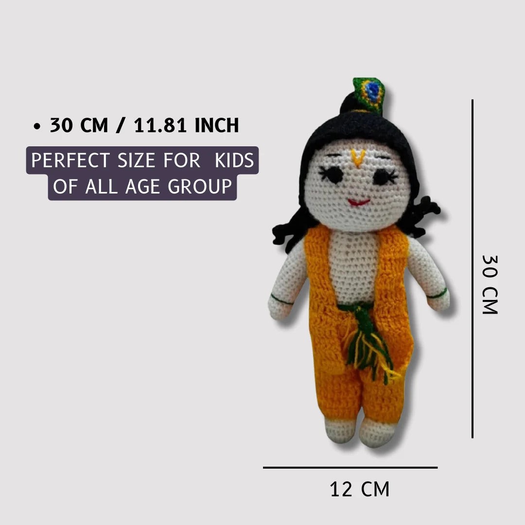 Crochet Handmade Krishna Toy