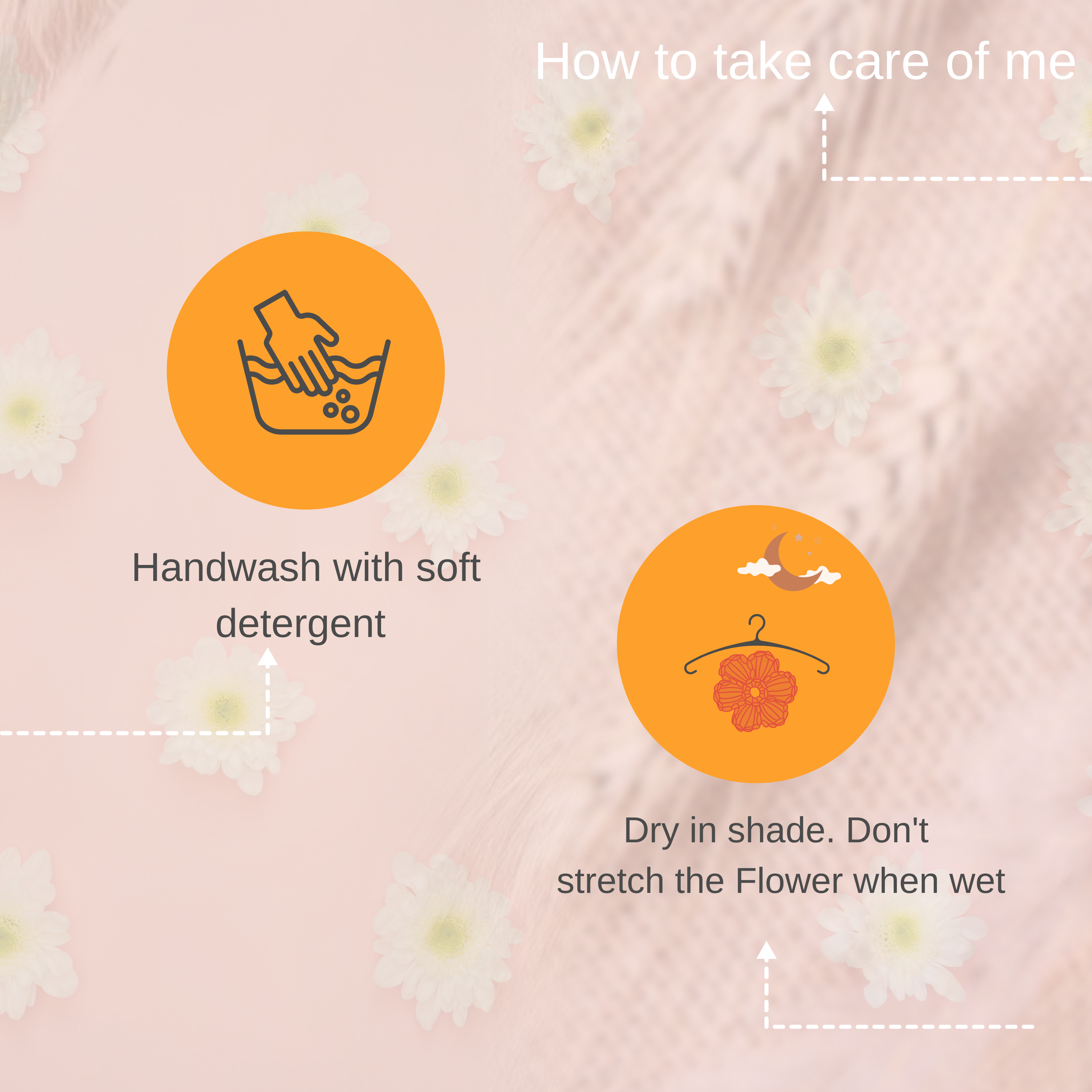 Radiant Handcrafted Crochet Flower White Daisies Bouquet (6 Steams)