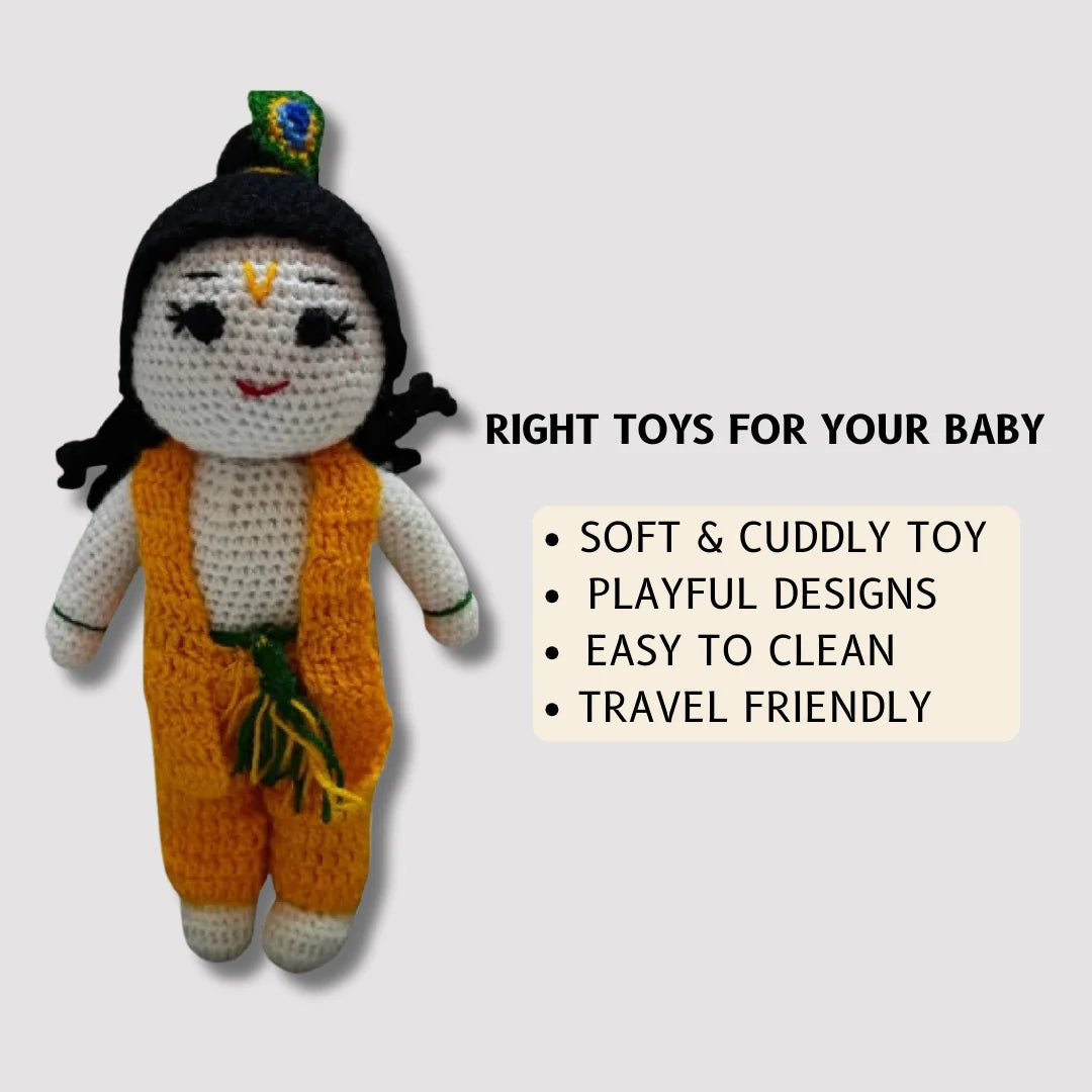 Crochet Handmade Krishna Toy