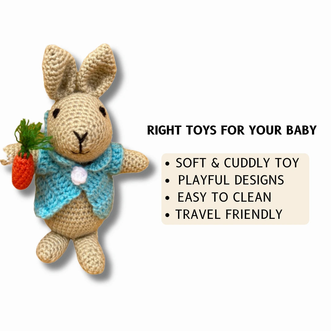 Crochet Handmade Peter Bunny Toy