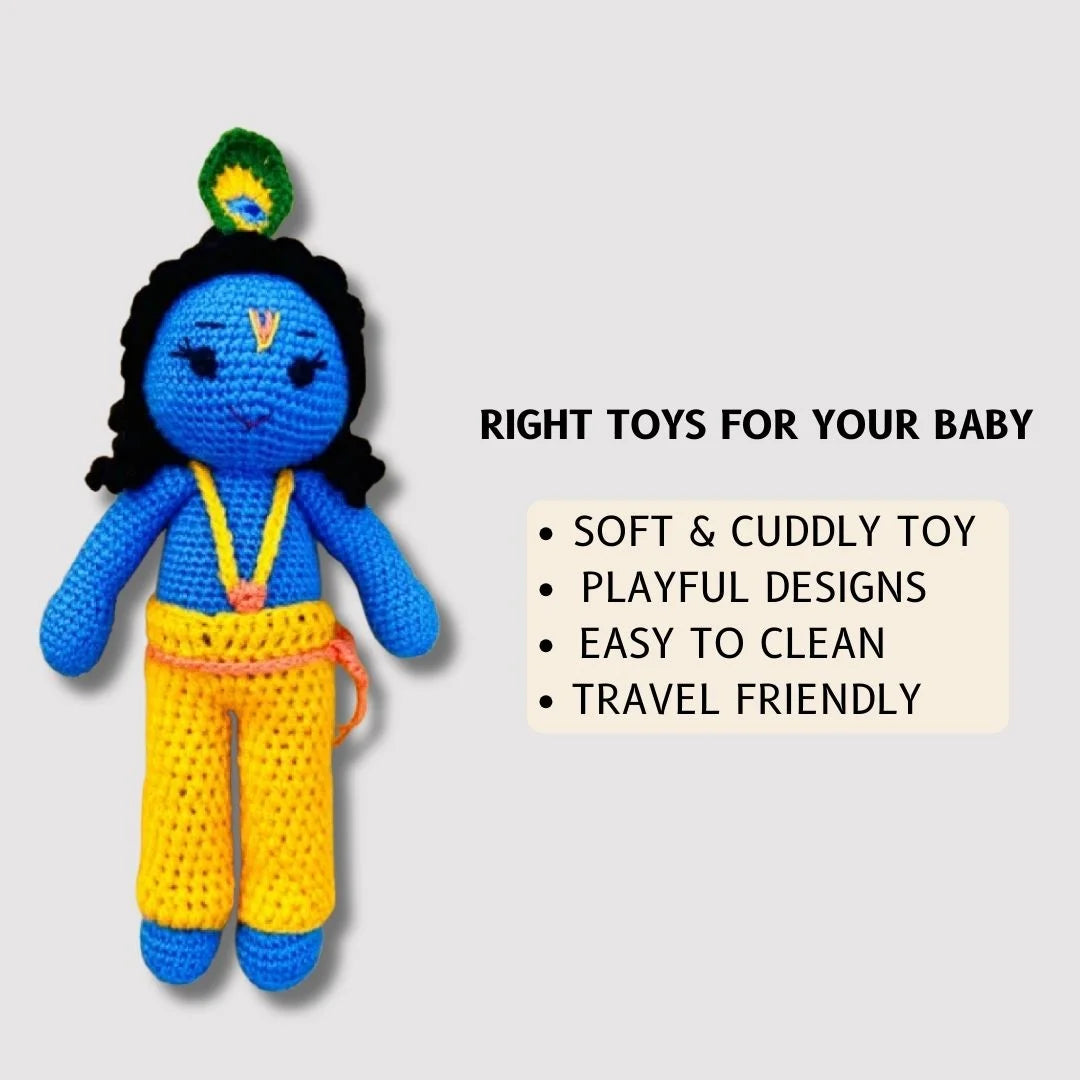 Crochet Handmade Shyam Krishna Toy