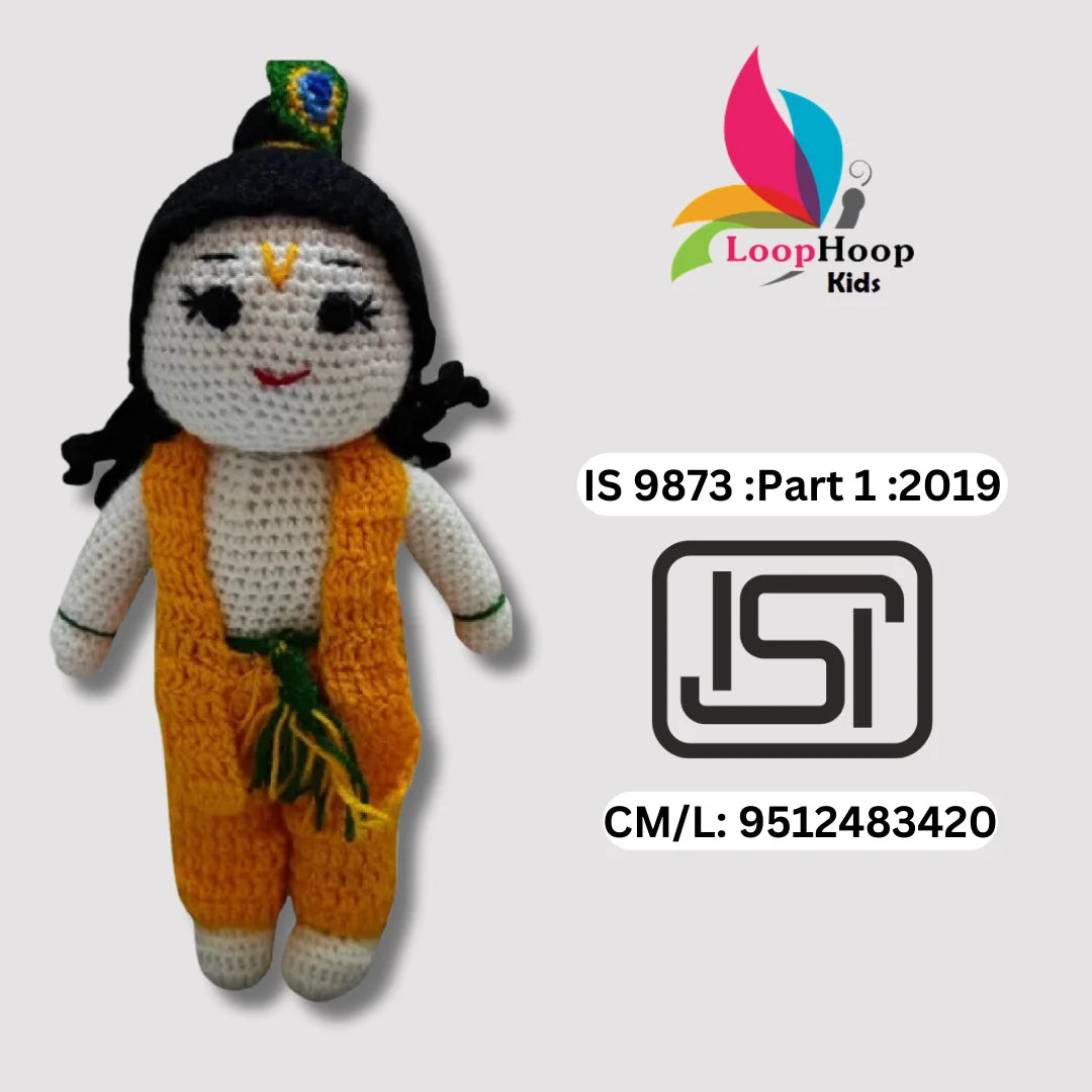 Crochet Handmade Krishna Toy
