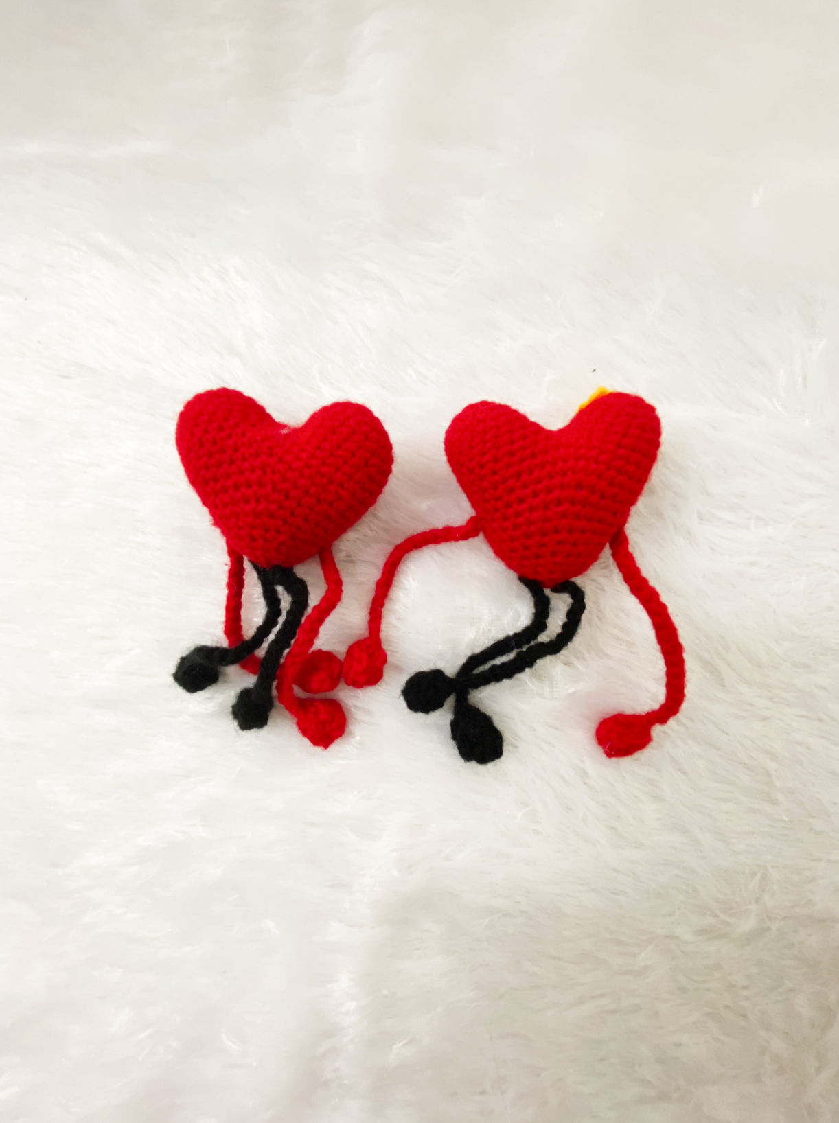 Crochet Heart Pair