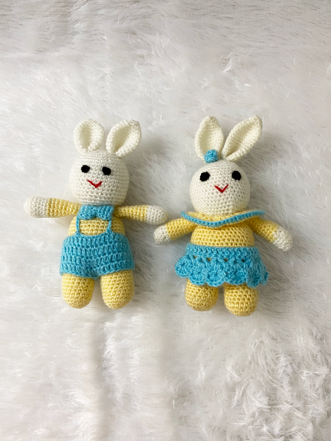 Crochet Rabbit pair – loophoopkids