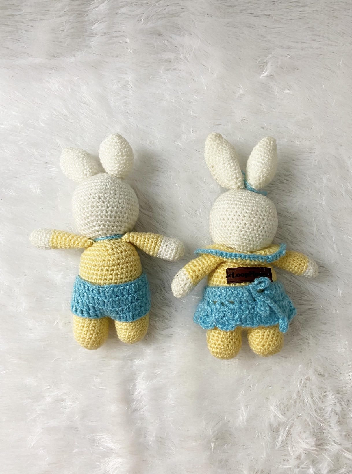 Crochet Rabbit pair