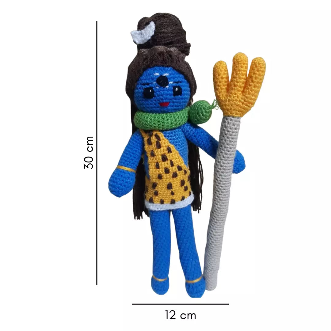Crochet handmade Shiva Toy