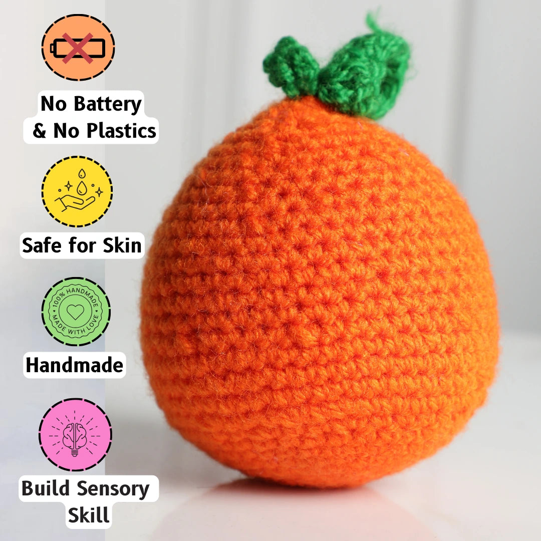 Crochet Handmade Orange Toy