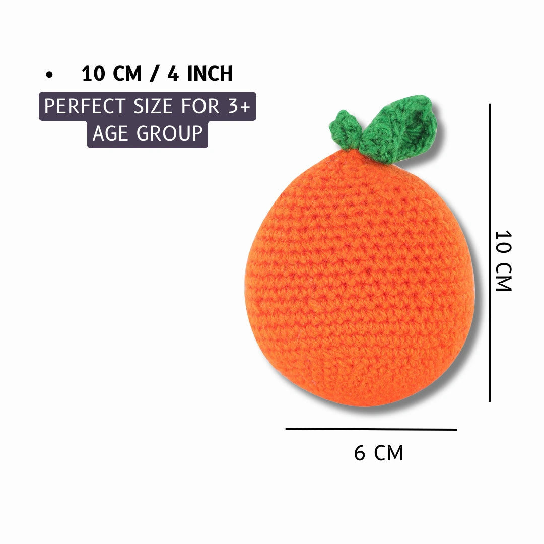 Crochet Handmade Orange Toy