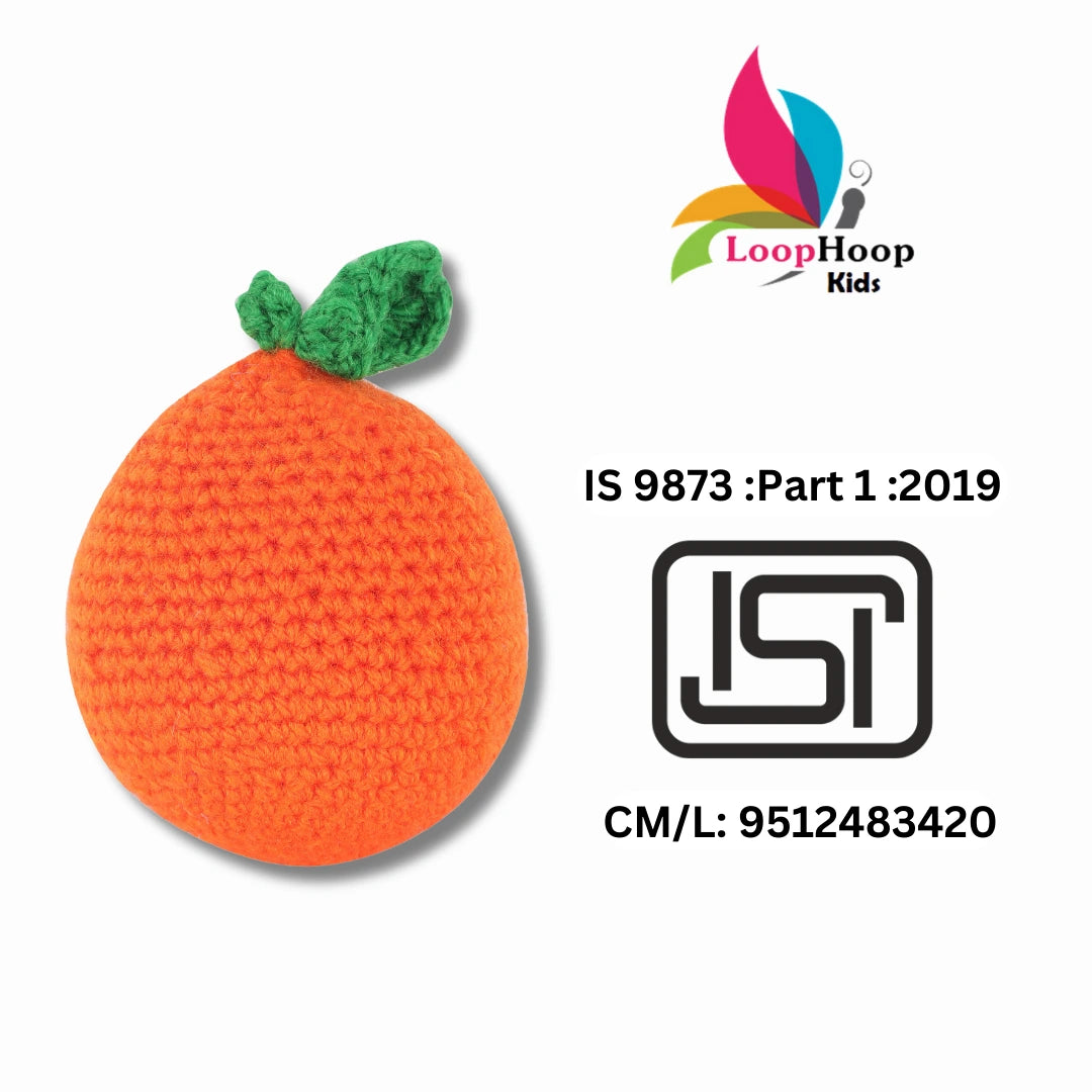 Crochet Handmade Orange Toy