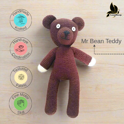 Crochet Handmade Mr Bean Teddy