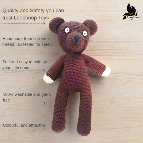 Crochet Handmade Mr Bean Teddy