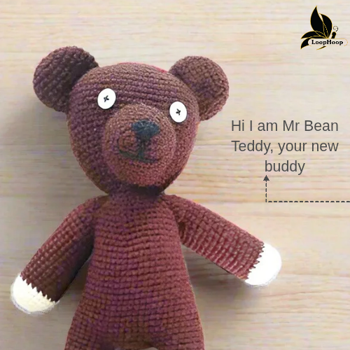 Crochet Handmade Mr Bean Teddy