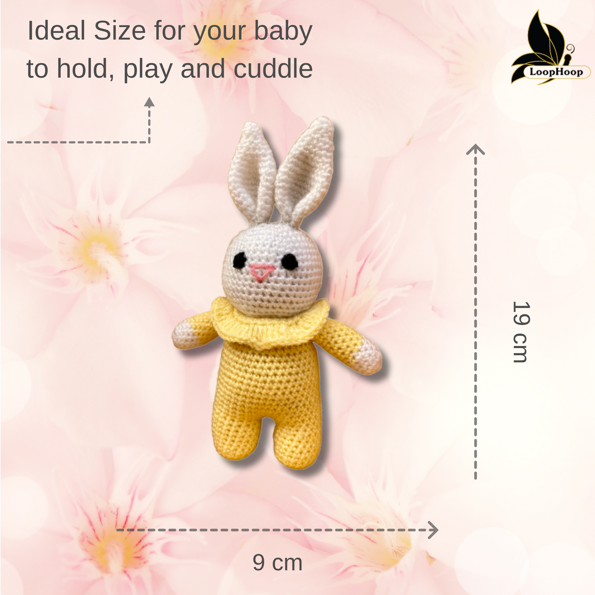 Crochet Handmade Small Bunny Toy