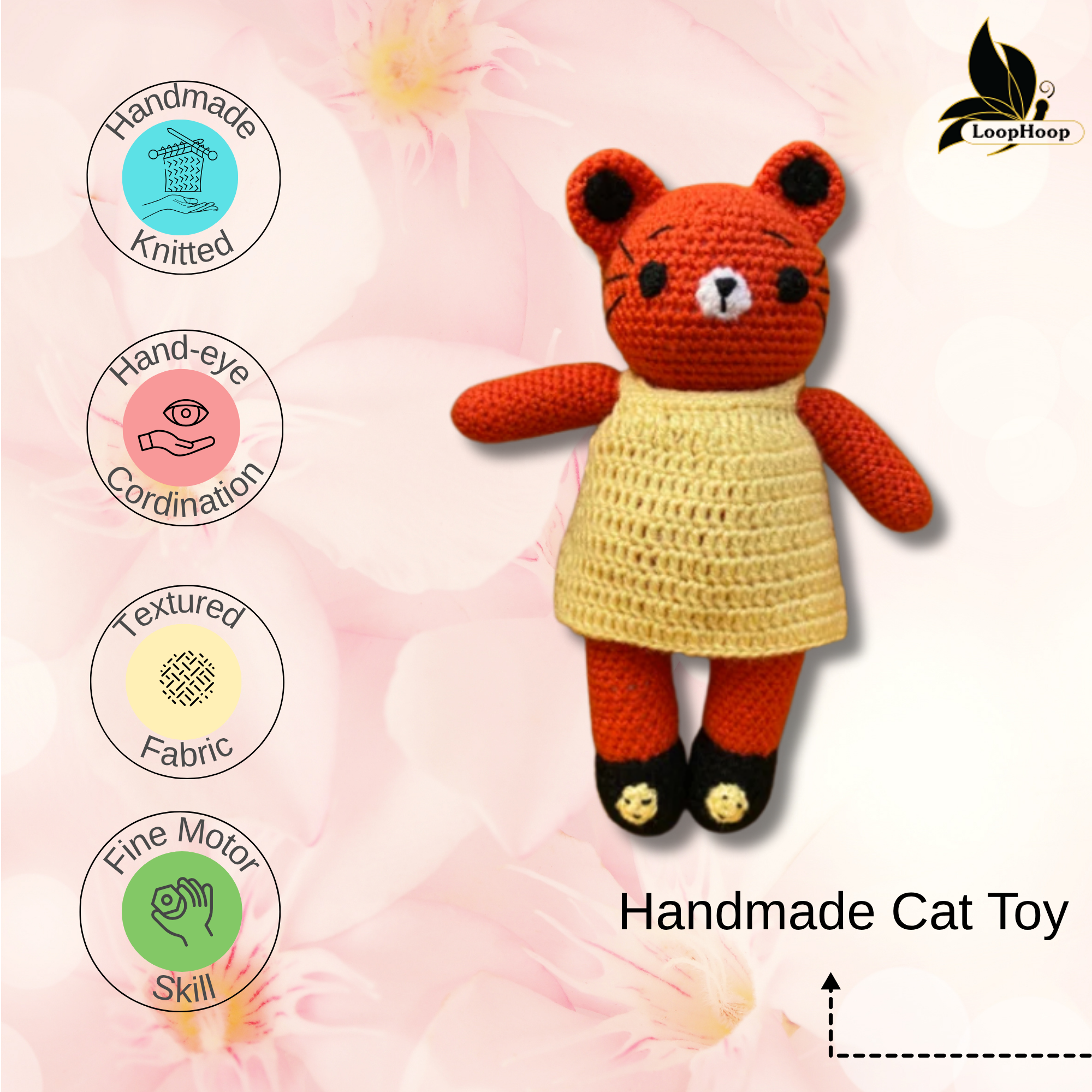 Crochet Handmade Cat Toy