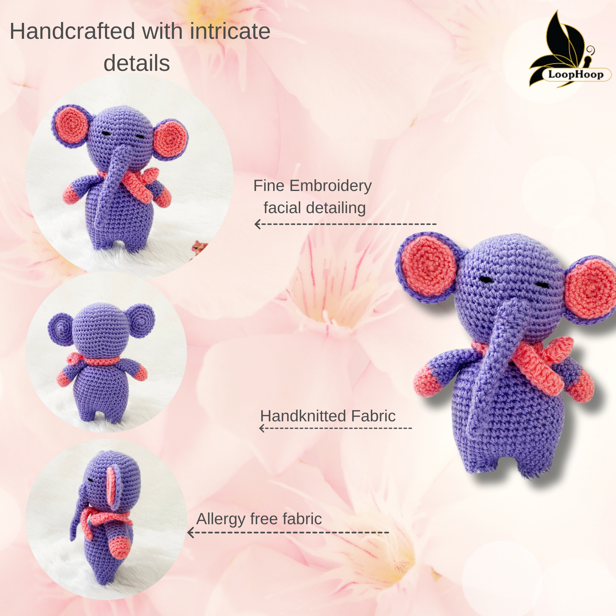 Crochet Handmade Elephant