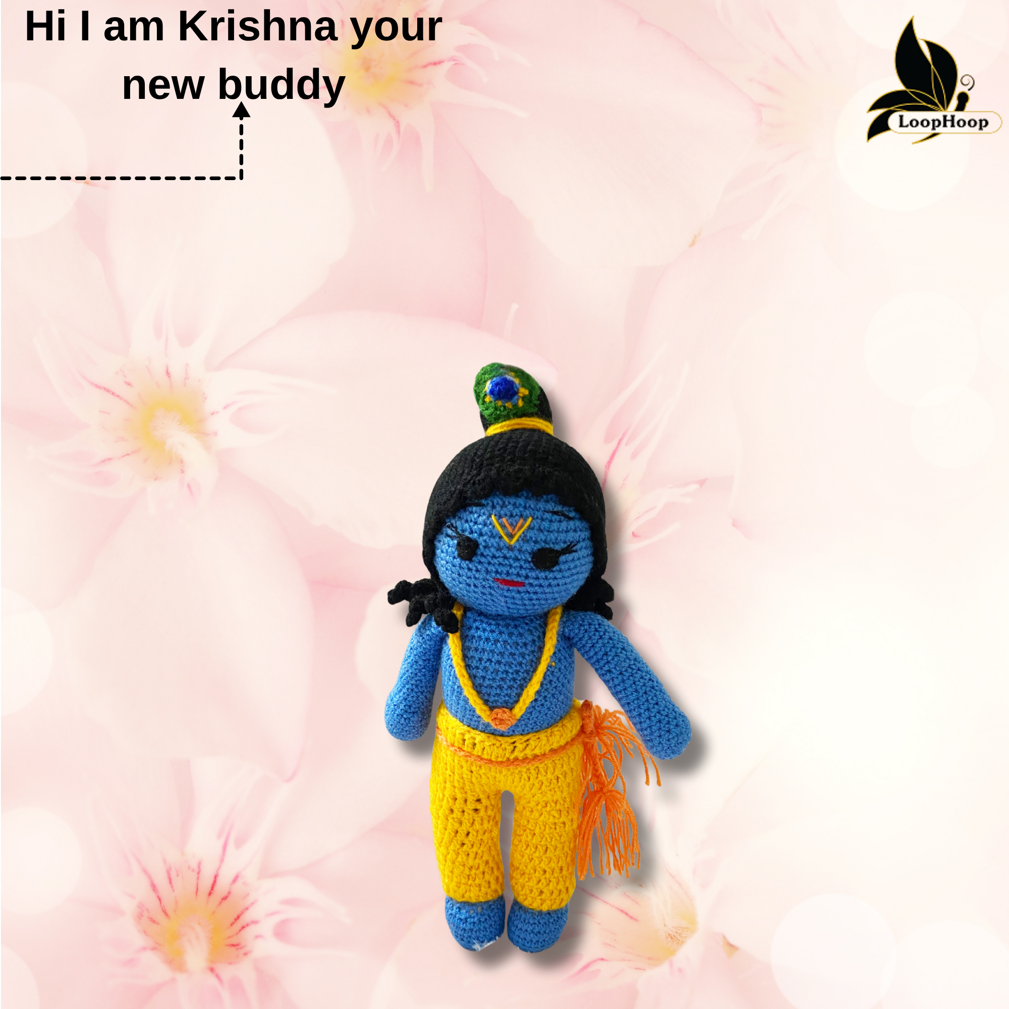 Crochet Handmade Shyam Krishna Toy