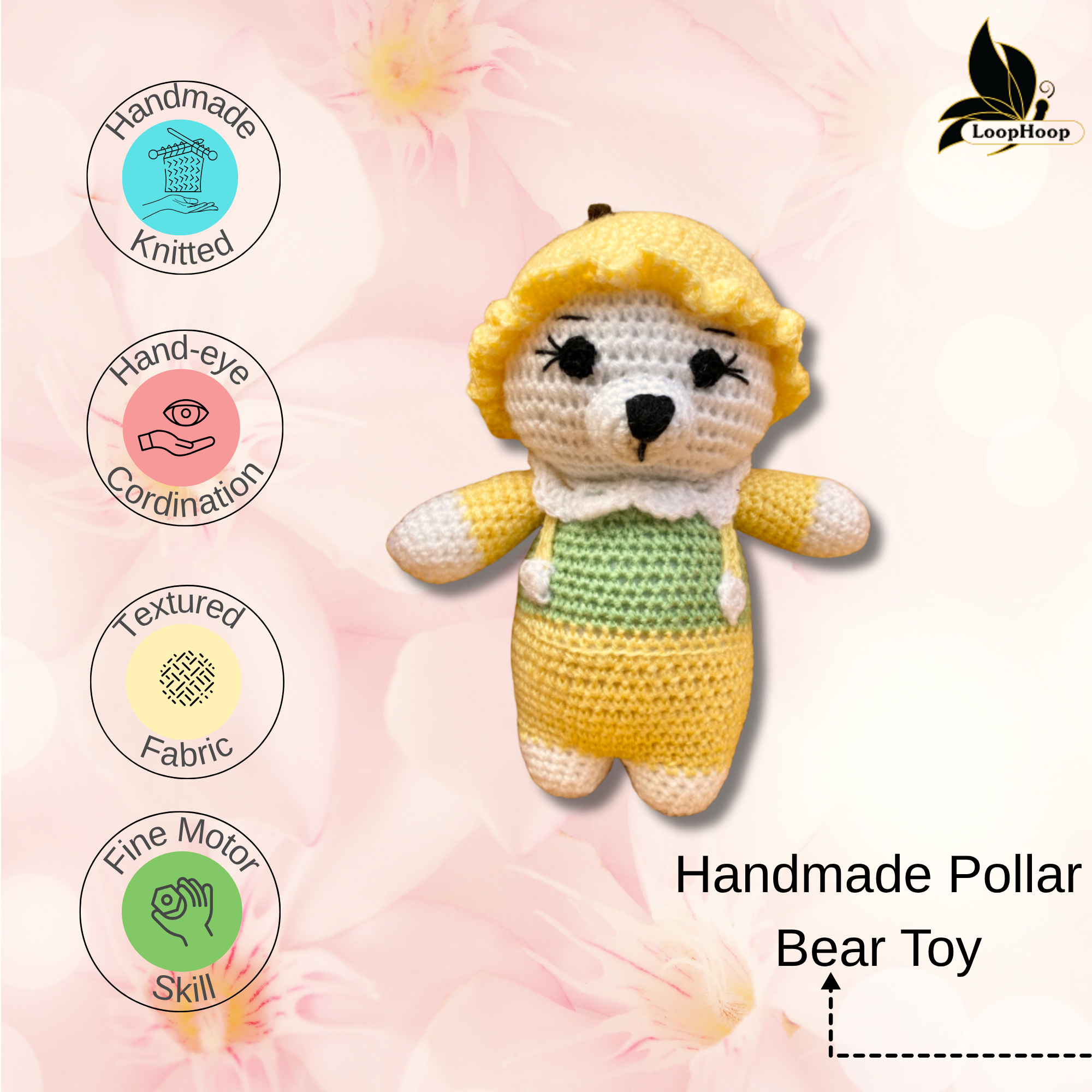 Crochet Handmade Polar Bear Toy