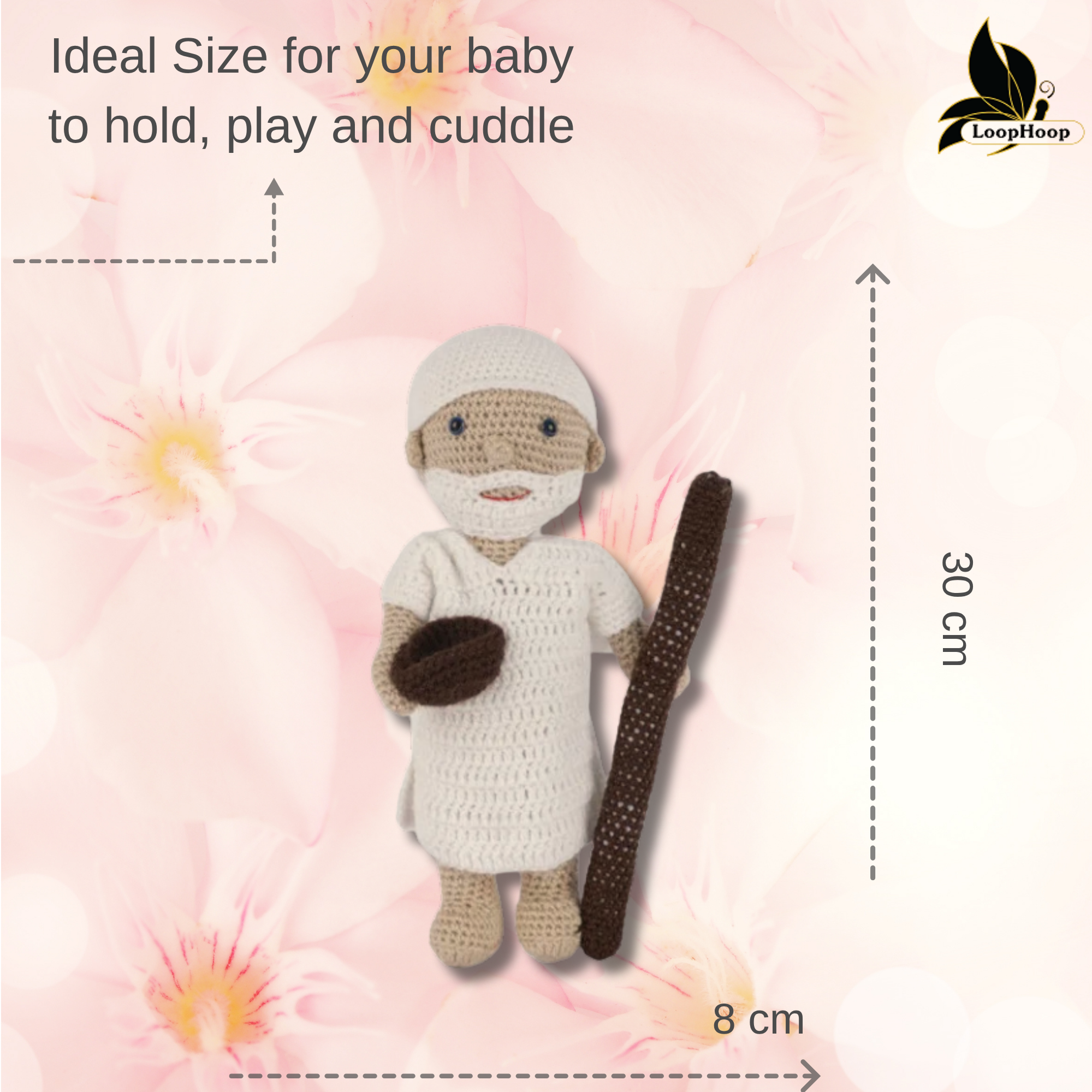 Crochet Sai Baba Handmade Toy