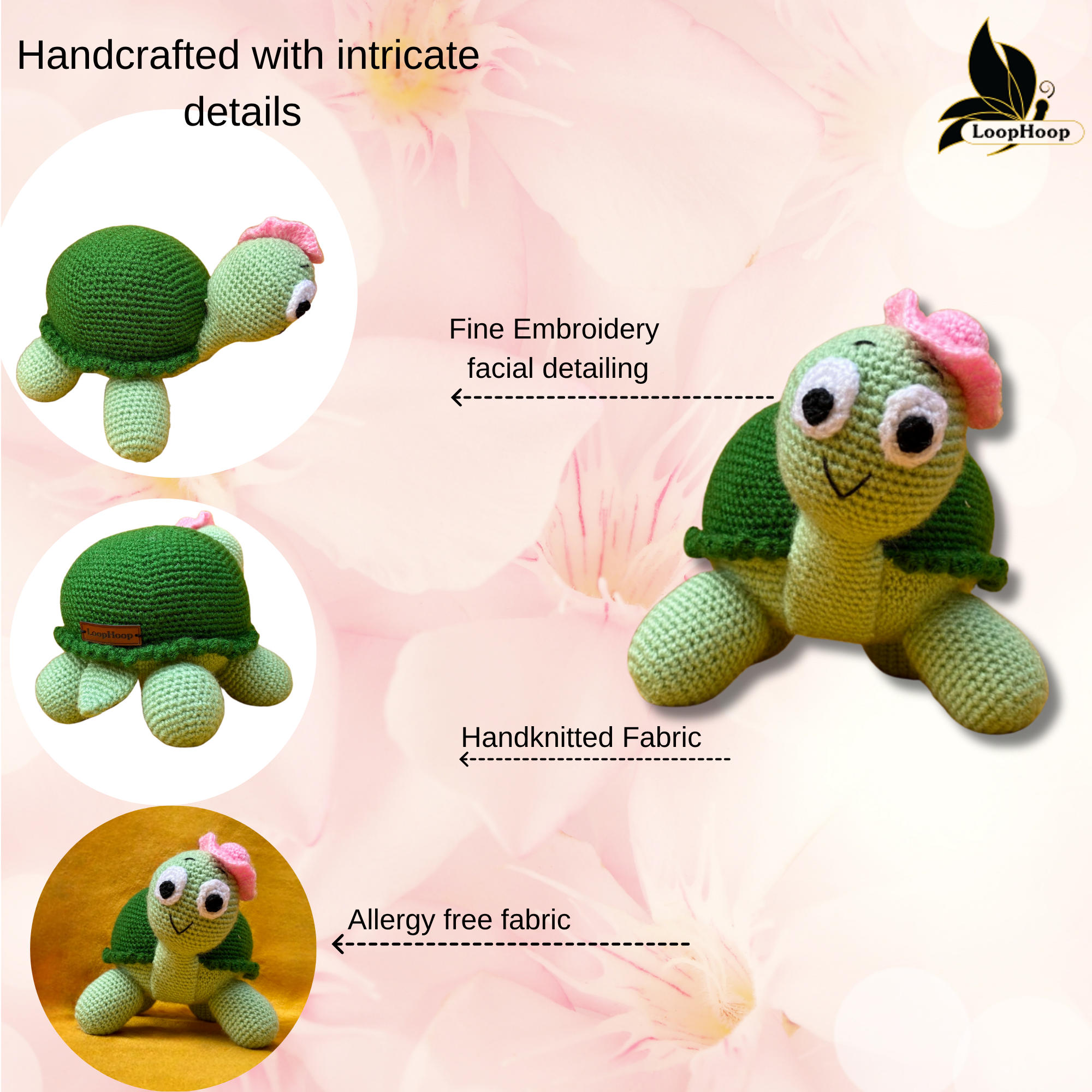 Crochet Handmade Tortoise Toy