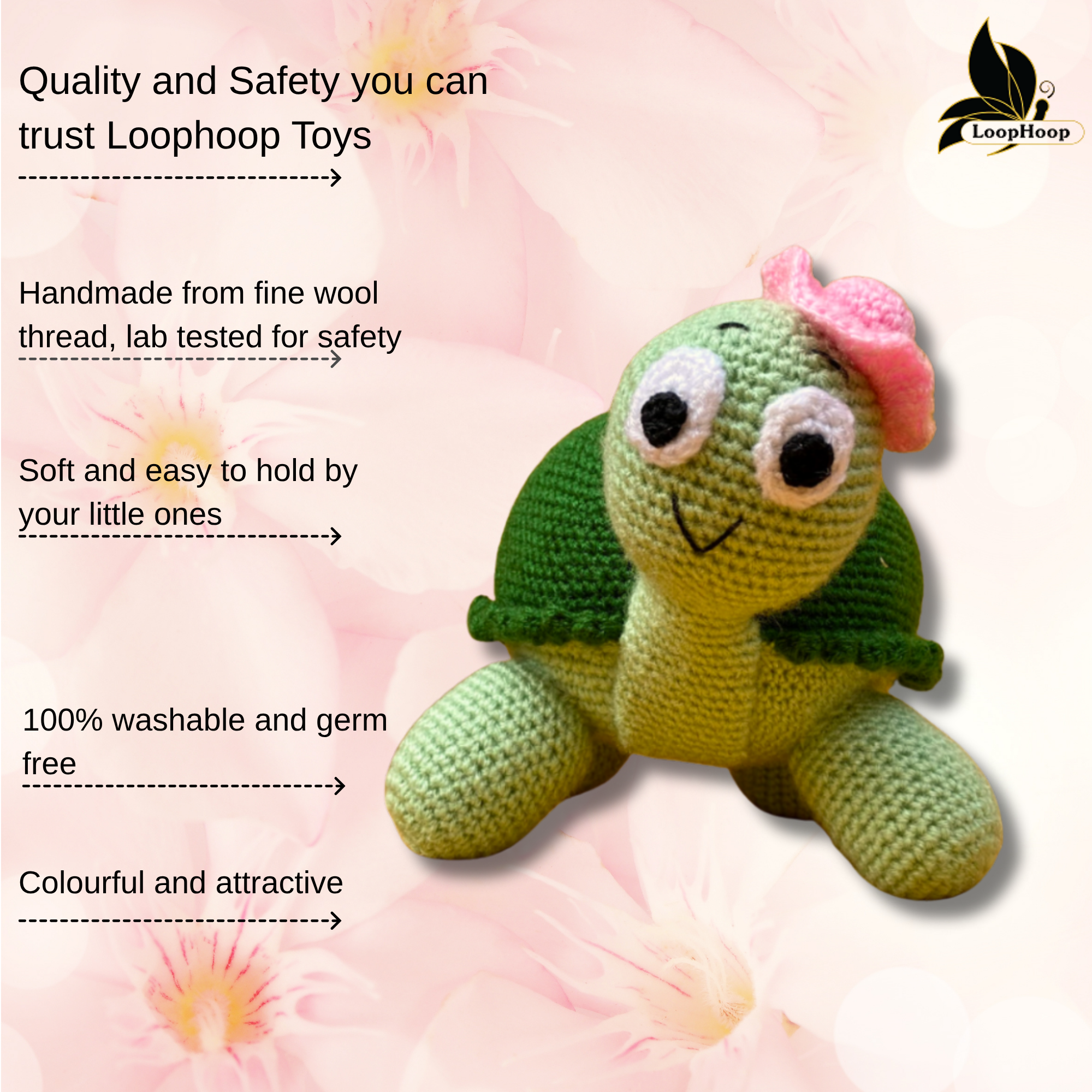 Crochet Handmade Tortoise Toy