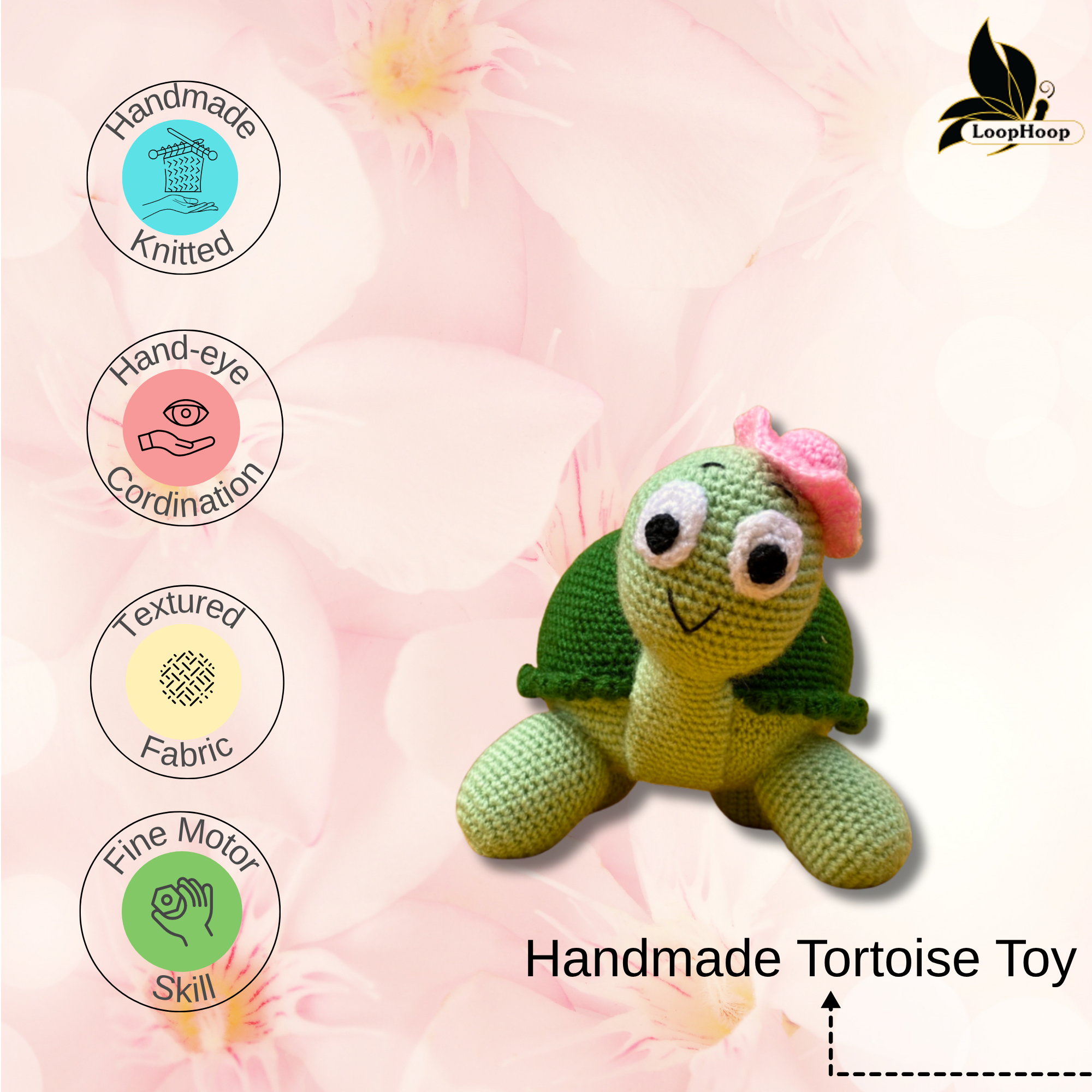 Crochet Handmade Tortoise Toy