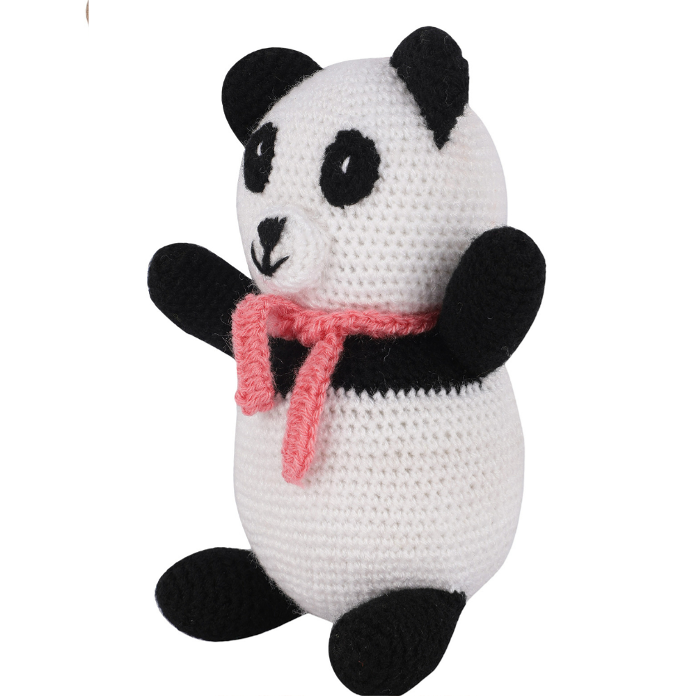 Crochet handmade Panda Toy & Crochet handmade Rainbow Doll Toy