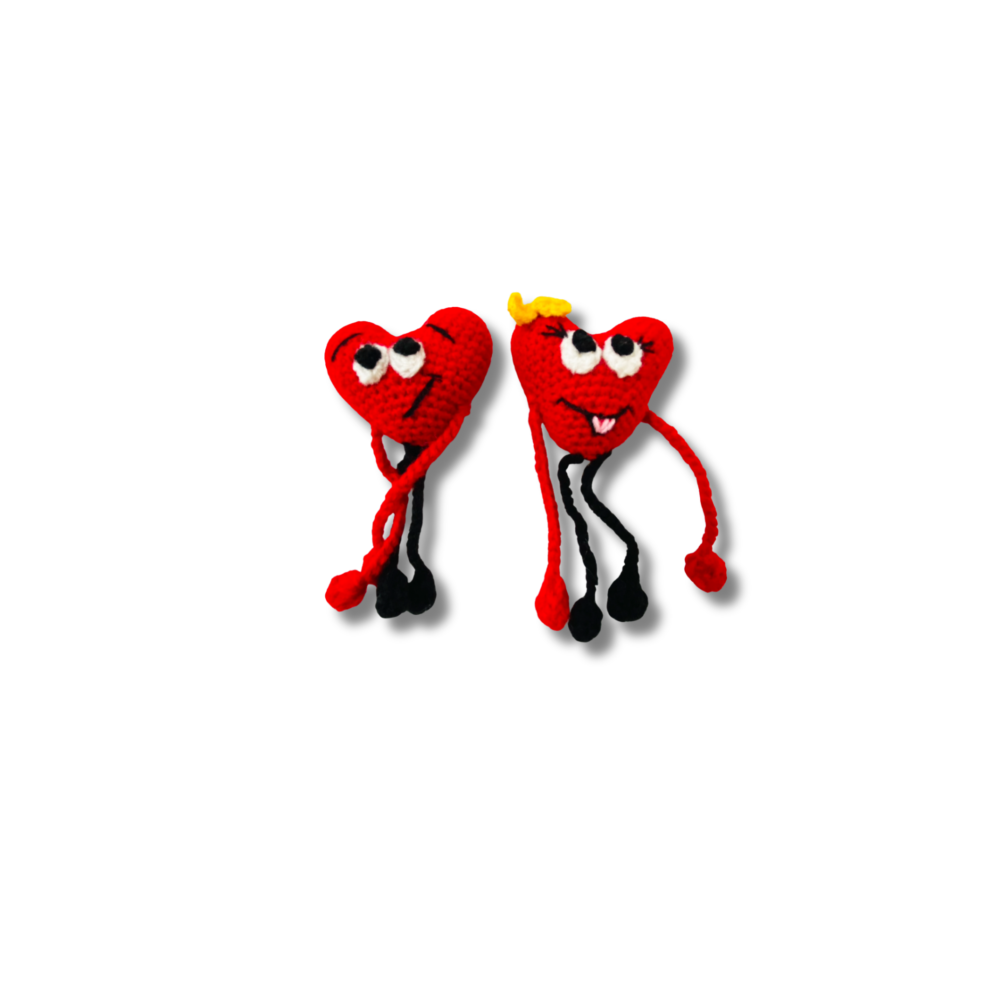 Crochet Heart Pair