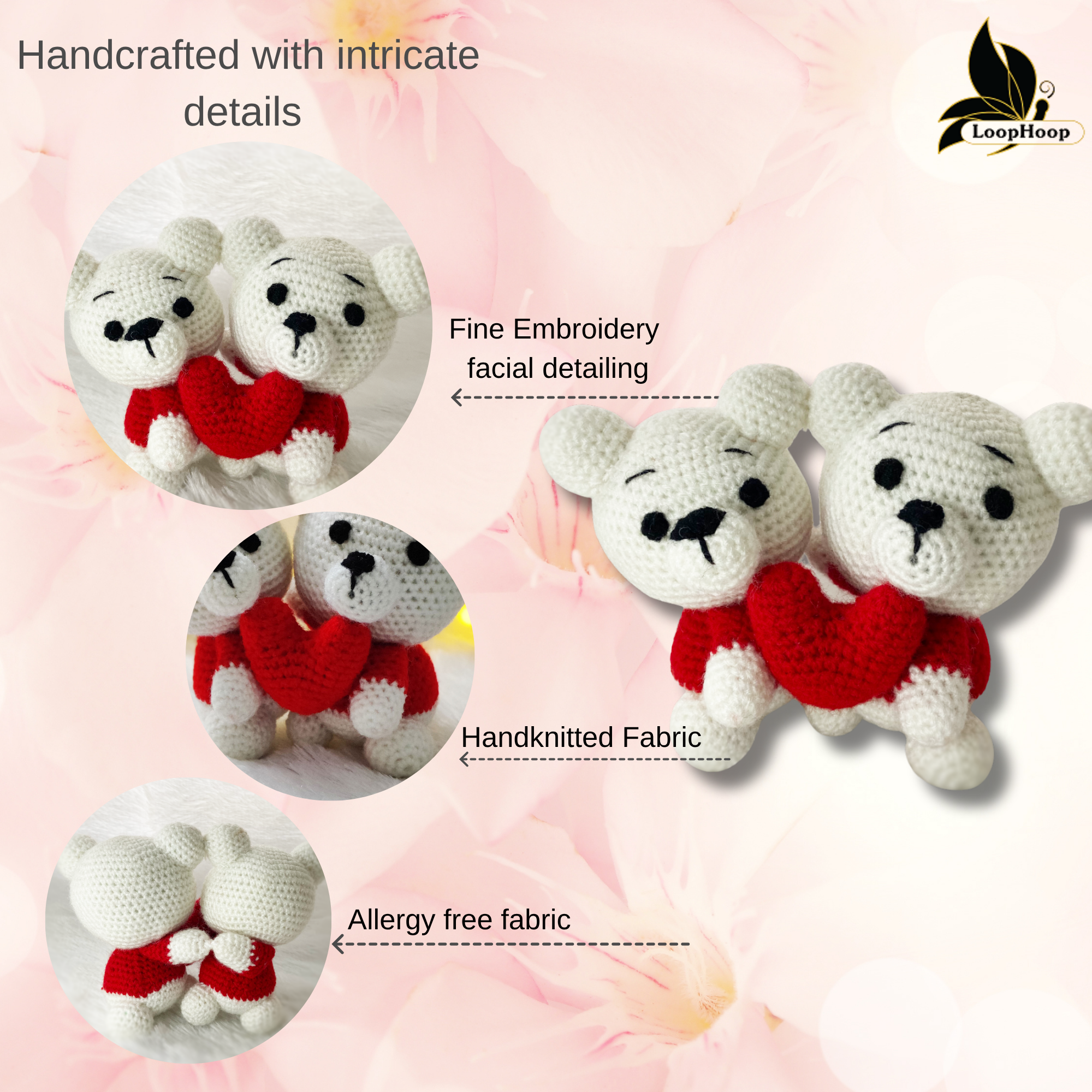 Crochet Hugging Teddy