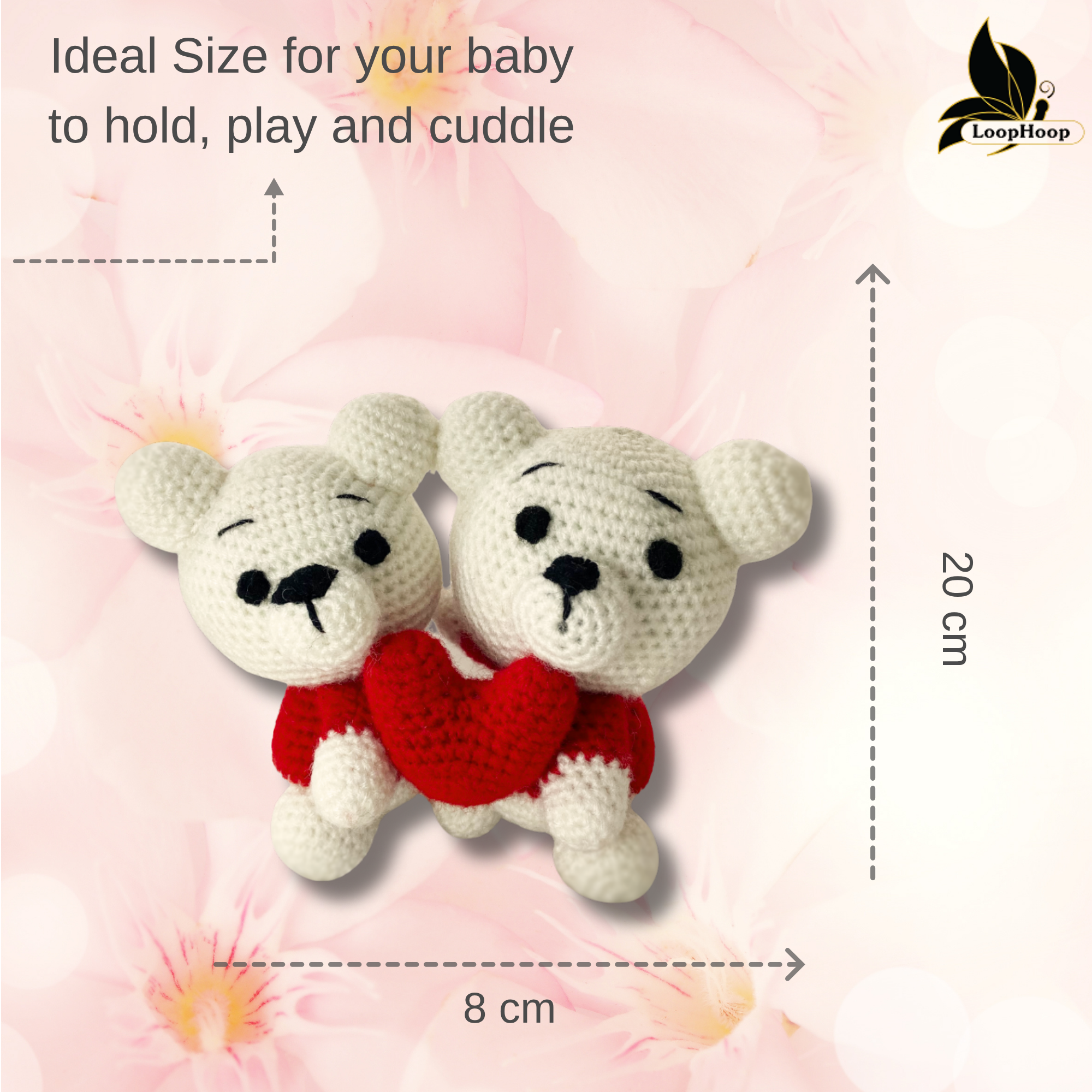 Crochet Hugging Teddy