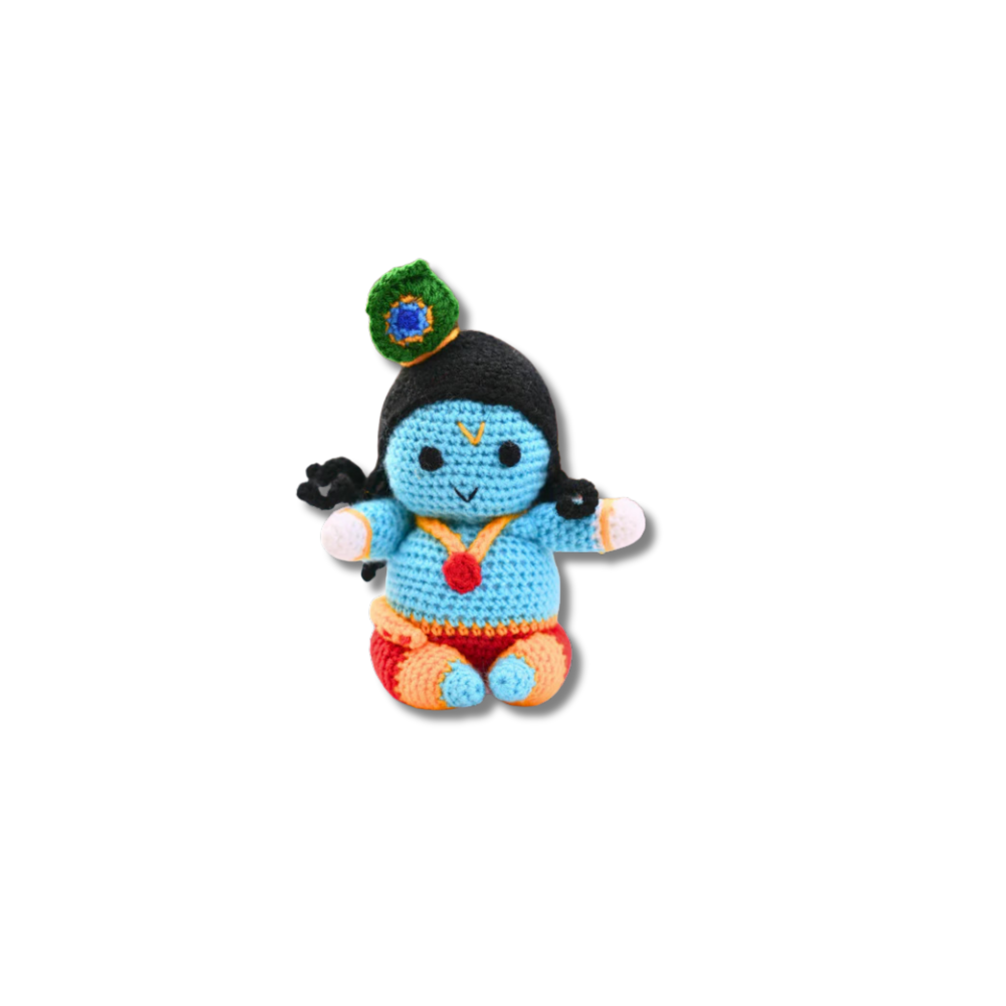 Crochet Handmade Ladoo Gopal Toy