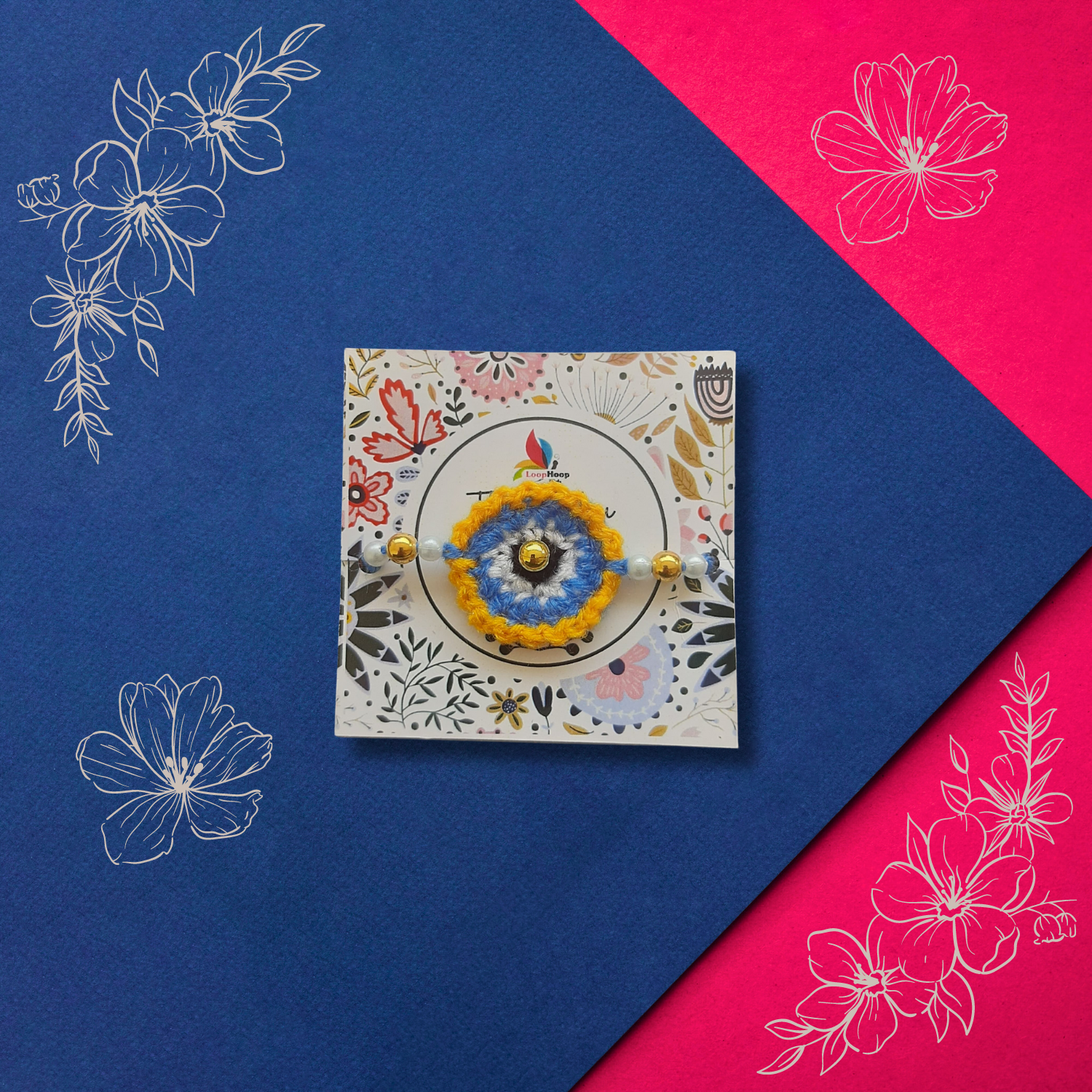 Handmade Crochet Nazaria Rakhi